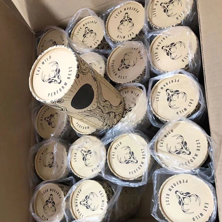 Emballage écologique fait sur commande de tube de papier d'emballage de boîte de cylindre de carton de Firstsail avec la poignée pour le café Bean Bath Salt Tea de nourriture de bouteille d'eau