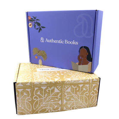 4C 1C Cardboard Gift Boxes 350g CMYK Mailing Corrugated Clothing Shoe Paper Package