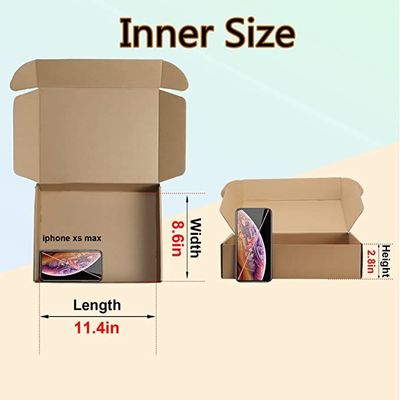 FSC C1S Grey Corrugated Cardboard Gift Boxes aucune impression