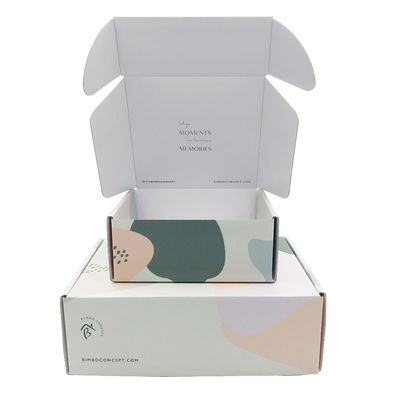 Impression recyclable de Matt Lamination Corrugated Mailing Box CMYK 4C